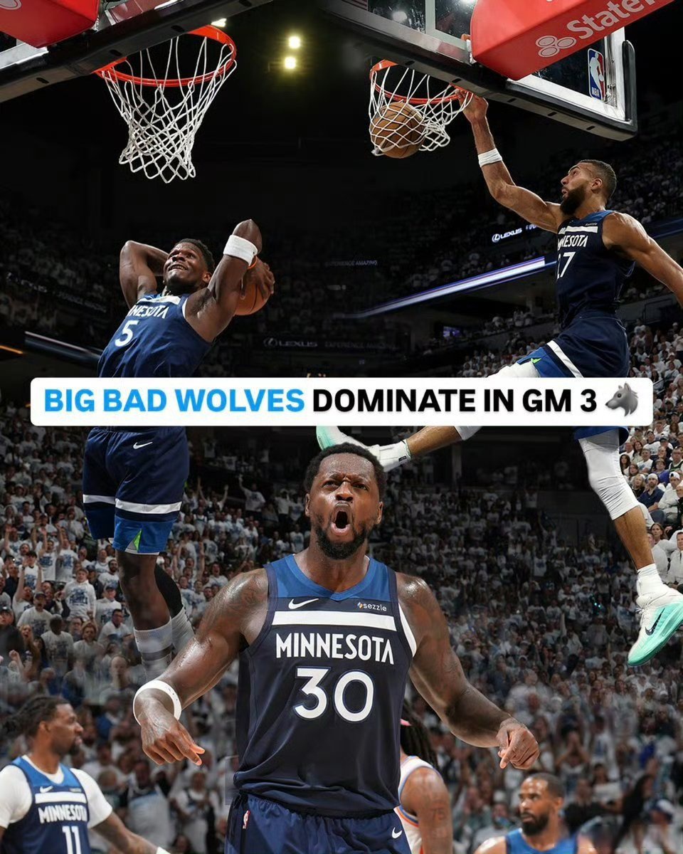 森林狼客场逆转雷霆,实现胜利 森林狼客场逆转雷霆,实现胜利